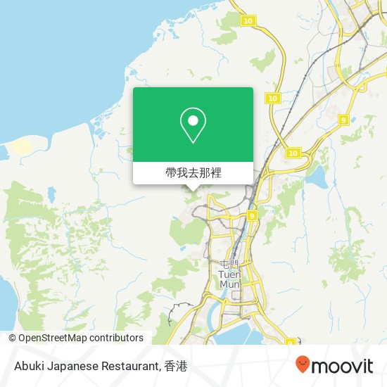 Abuki Japanese Restaurant, Leung Tak St 12地圖