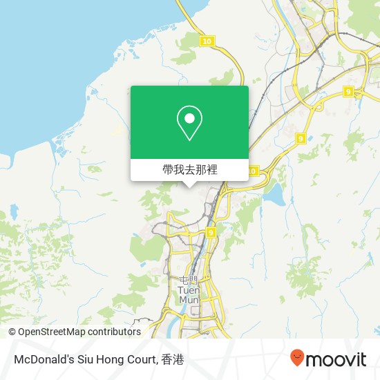 McDonald's Siu Hong Court, Siu Hong Ct地圖