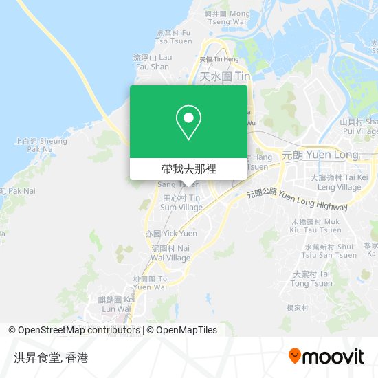 洪昇食堂地圖