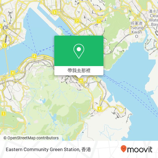 Eastern Community Green Station地圖