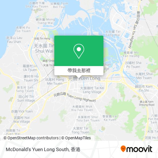 McDonald's Yuen Long South地圖