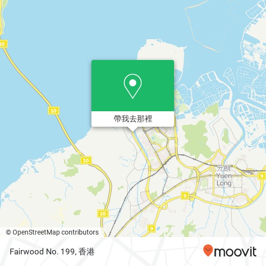Fairwood No. 199, 香港特别行政区地圖