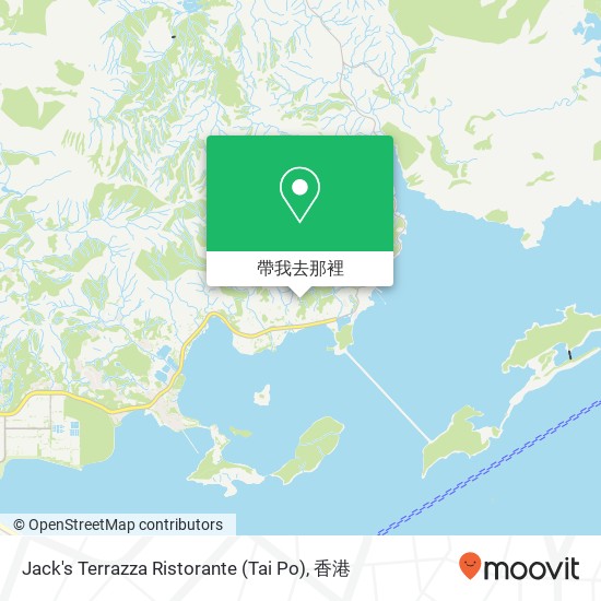 Jack's Terrazza Ristorante (Tai Po), 汀角路 汀角地圖