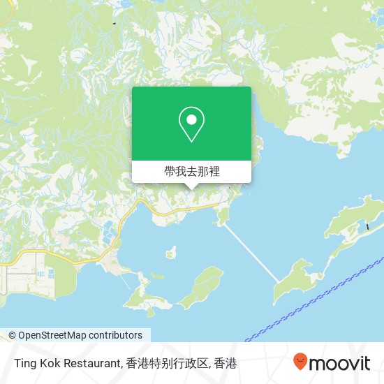 Ting Kok Restaurant, 香港特别行政区地圖