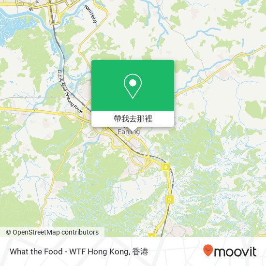 What the Food - WTF Hong Kong, 粉嶺地圖