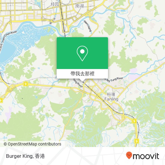 Burger King, 香港特别行政区地圖