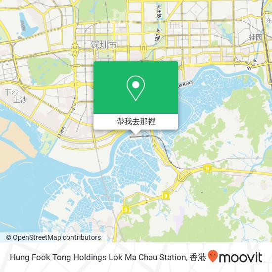 Hung Fook Tong Holdings Lok Ma Chau Station, 香港特别行政区地圖