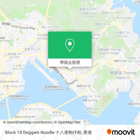 Block 18 Doggie’s Noodle 十八座狗仔粉地圖