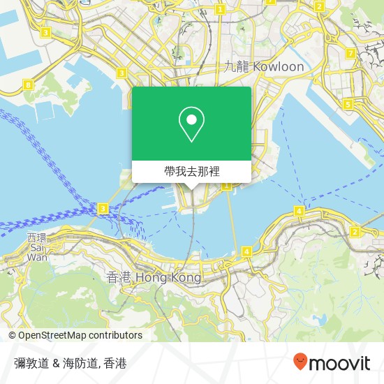彌敦道 & 海防道地圖