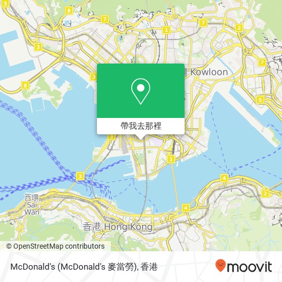 McDonald's (McDonald's 麥當勞)地圖