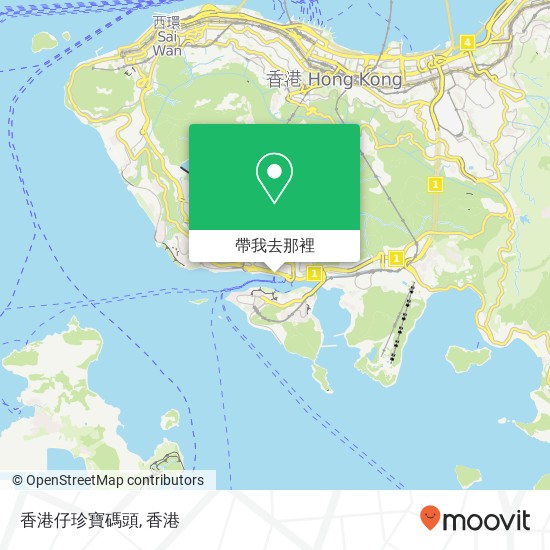 香港仔珍寶碼頭地圖