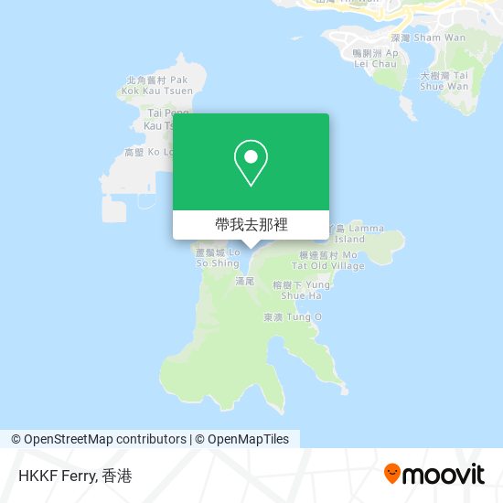 HKKF Ferry地圖