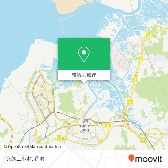 元朗工业村地圖