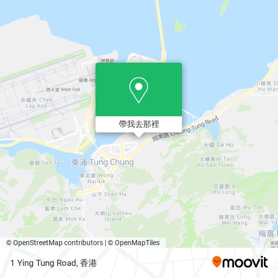 1 Ying Tung Road地圖