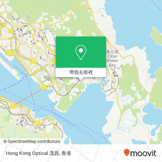 Hong Kong Optical 茂昌地圖