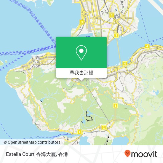 Estella Court 香海大廈地圖