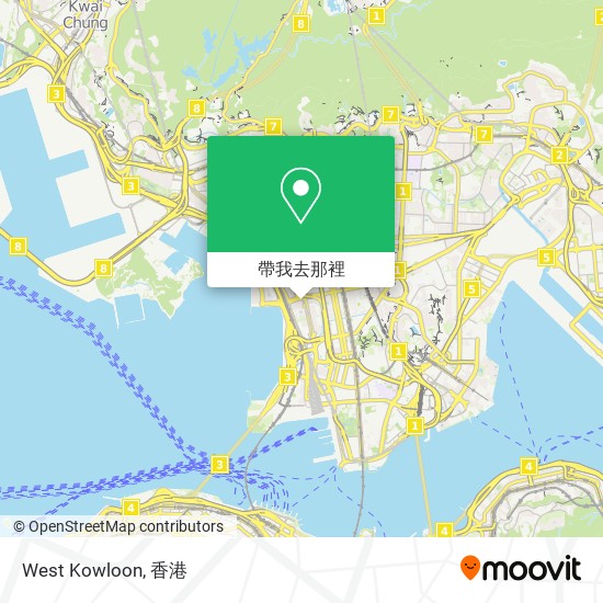 West Kowloon地圖