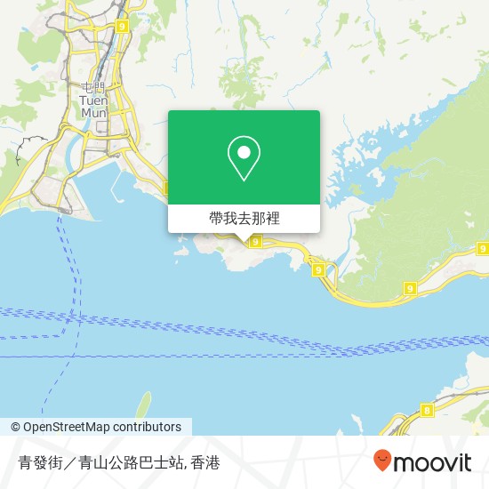 青發街／青山公路巴士站地圖