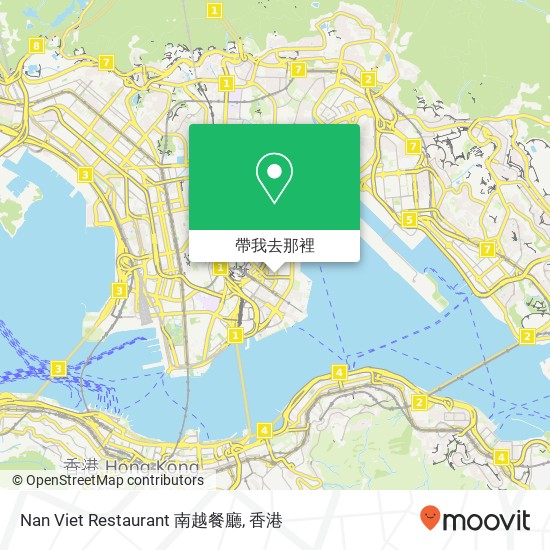 Nan Viet Restaurant 南越餐廳地圖