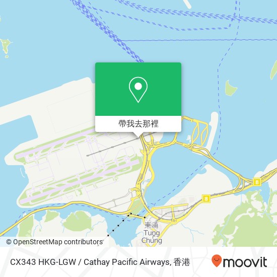 CX343 HKG-LGW / Cathay Pacific Airways地圖