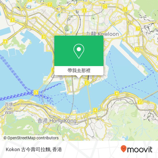 Kokon 古今壽司拉麵地圖