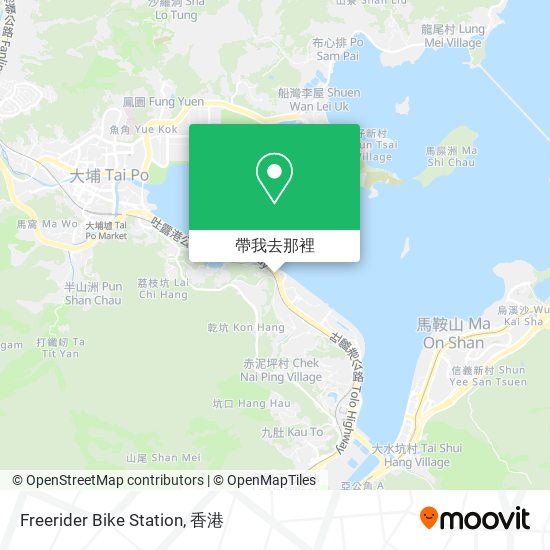 Freerider Bike Station地圖