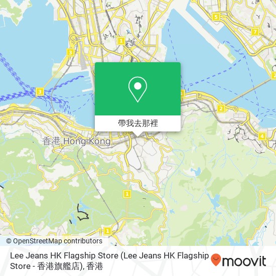 Lee Jeans HK Flagship Store地圖