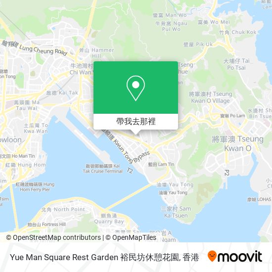 Yue Man Square Rest Garden 裕民坊休憩花園地圖
