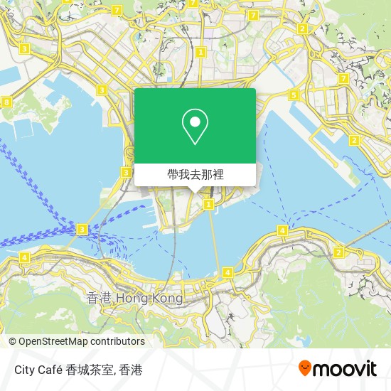 City Café 香城茶室地圖