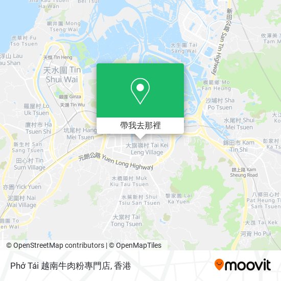 Phở Tái 越南牛肉粉專門店地圖
