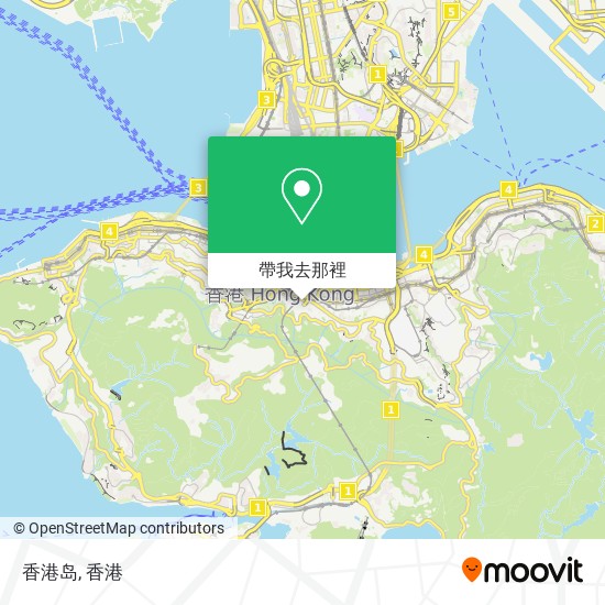 香港岛地圖