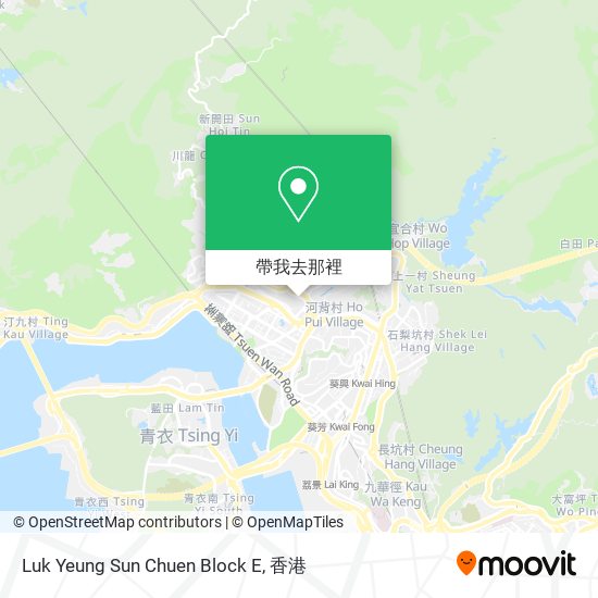Luk Yeung Sun Chuen Block E地圖