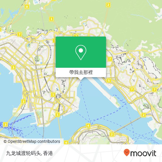 九龙城渡轮码头地圖
