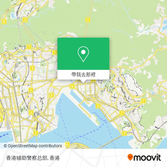 香港辅助警察总部地圖