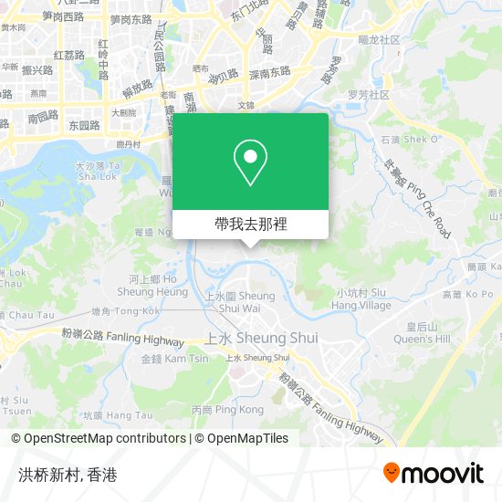 洪桥新村地圖