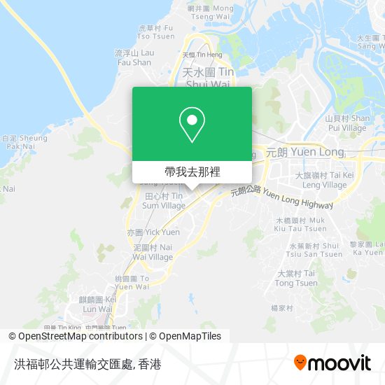 洪福邨公共運輸交匯處地圖