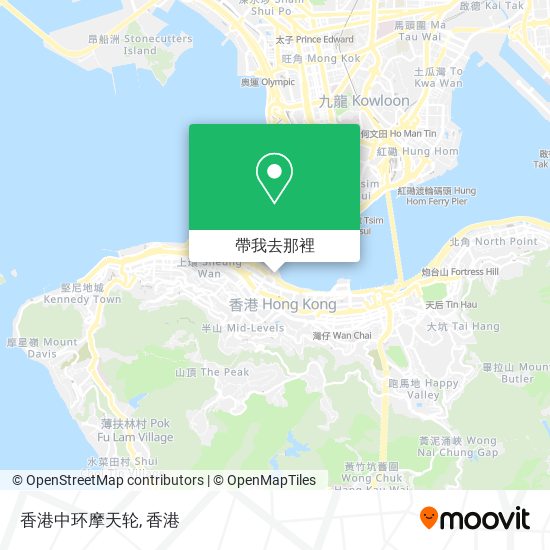 香港中环摩天轮地圖