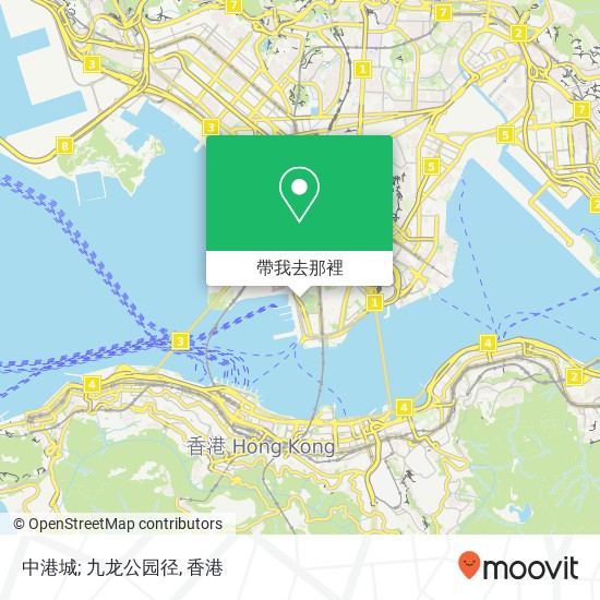 中港城; 九龙公园径地圖