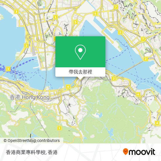 香港商業專科學校地圖