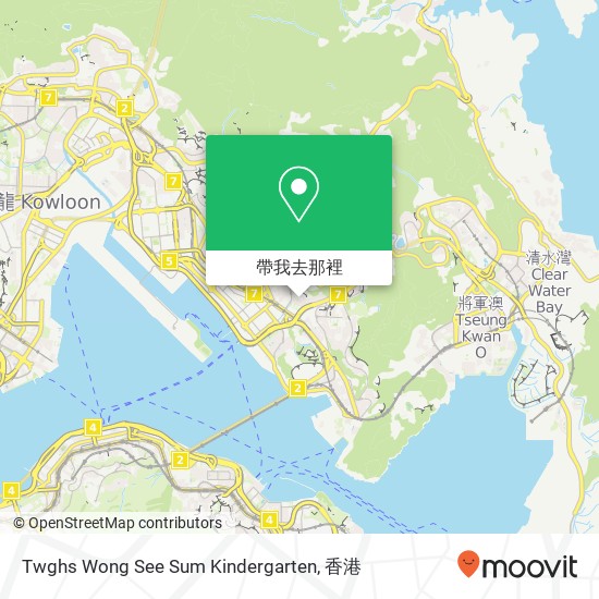 Twghs Wong See Sum Kindergarten地圖