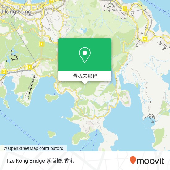 Tze Kong Bridge 紫崗橋地圖