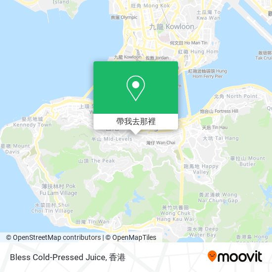 Bless Cold-Pressed Juice地圖