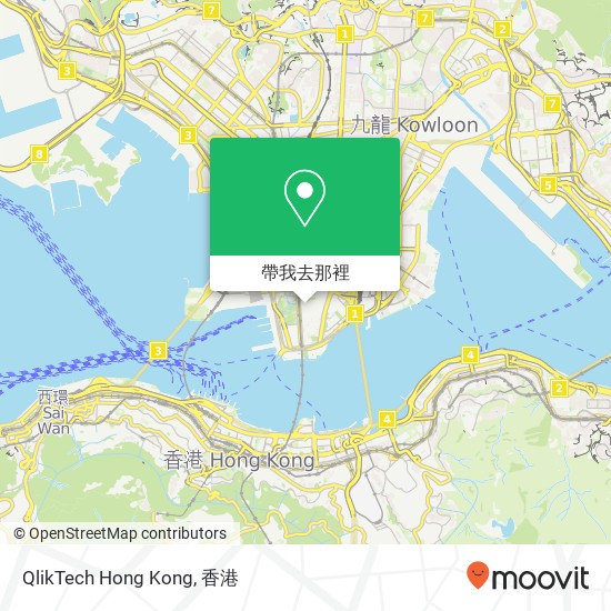 QlikTech Hong Kong地圖
