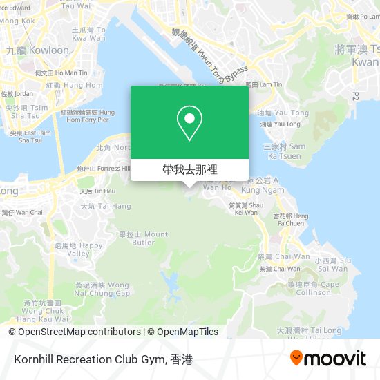 Kornhill Recreation Club Gym地圖