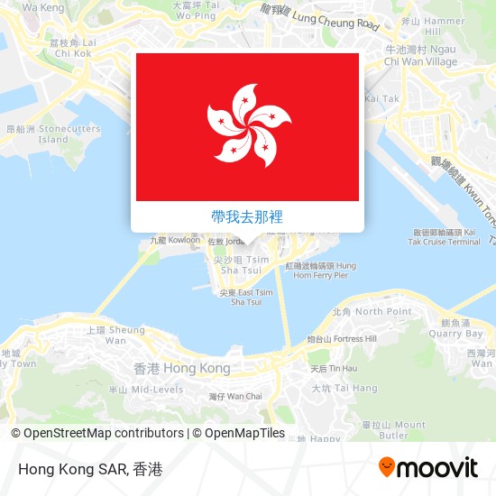 Hong Kong SAR地圖