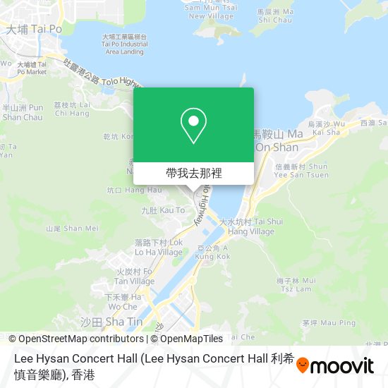 Lee Hysan Concert Hall地圖