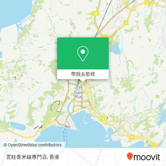 雲桂香米線專門店地圖