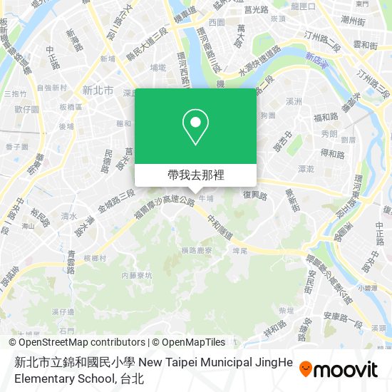 新北市立錦和國民小學 New Taipei Municipal JingHe Elementary School地圖
