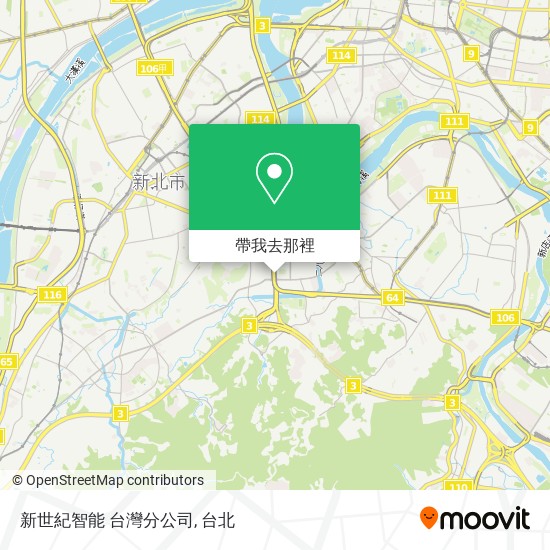 新世紀智能 台灣分公司地圖