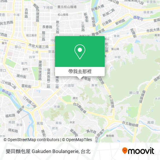 樂田麵包屋 Gakuden Boulangerie地圖
